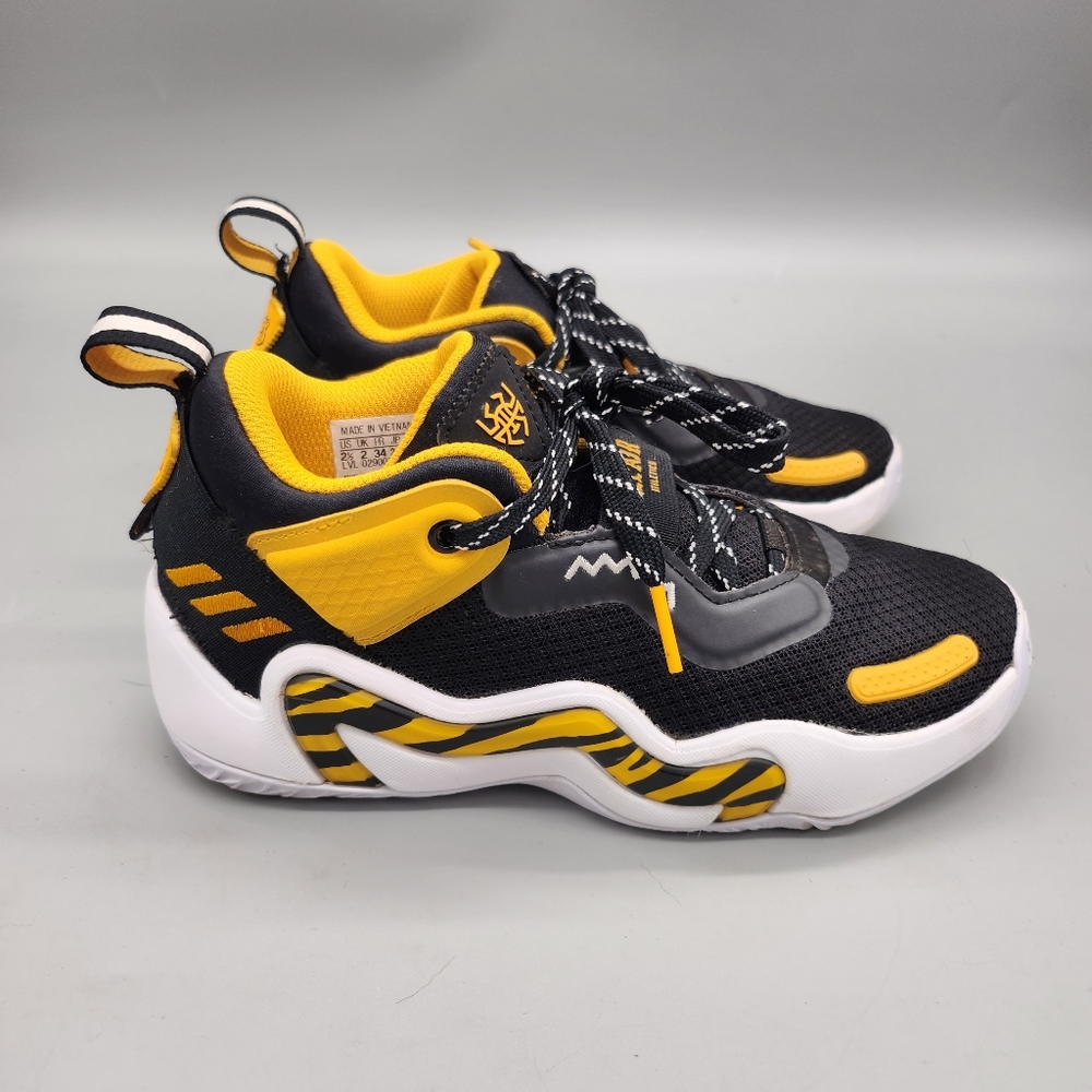 Adidas DONOVAN MITCHELL D.O.N. Size 2.5 Youth FRESH PRINCE OF BEL AIR